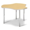 thumbnail image 1 of Collaborative Hub Table - 44" X 47" - Maple/Gray, 1 of 5