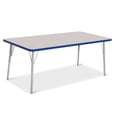 thumbnail image 1 of Rectangle Activity Table - 30" X 60", A-height - Freckled Gray/Blue/Gray, 1 of 7