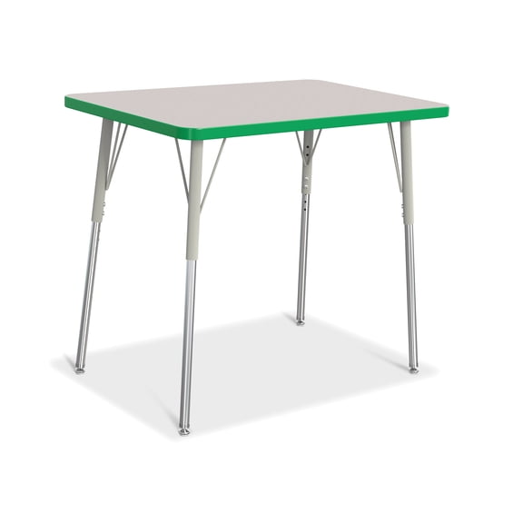 Rectangle Activity Table - 24" X 36", A-height - Freckled Gray/Green/Gray