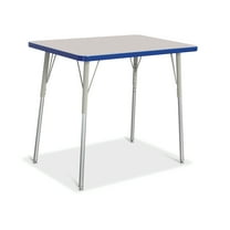 Rectangle Activity Table - 24" X 36", A-height - Freckled Gray/Blue/Gray