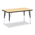 thumbnail image 1 of Rectangle Activity Table - 24" X 36", A-height - Maple/Black/Black, 1 of 6