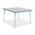 thumbnail image 1 of Square Activity Table - 48" X 48", A-height - Freckled Gray/Teal/Gray, 1 of 7