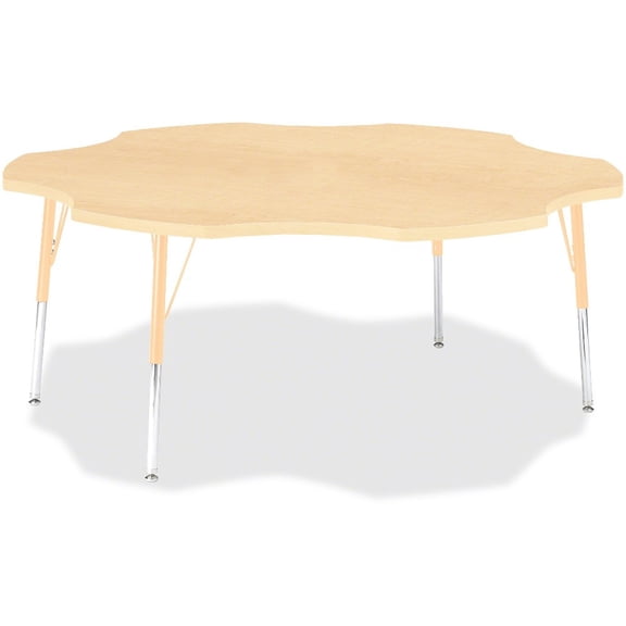 Adult Maple Laminate Six-leaf Table