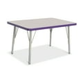 thumbnail image 1 of Rectangle Activity Table - 24" X 36", E-height - Freckled Gray/Purple/Gray, 1 of 7