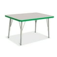 thumbnail image 1 of Rectangle Activity Table - 24" X 36", E-height - Freckled Gray/Green/Gray, 1 of 7