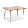 thumbnail image 1 of Rectangle Activity Table - 24" X 36", E-height - Freckled Gray/Orange/Gray, 1 of 7