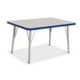 thumbnail image 1 of Rectangle Activity Table - 24" X 36", E-height - Freckled Gray/Blue/Gray, 1 of 6