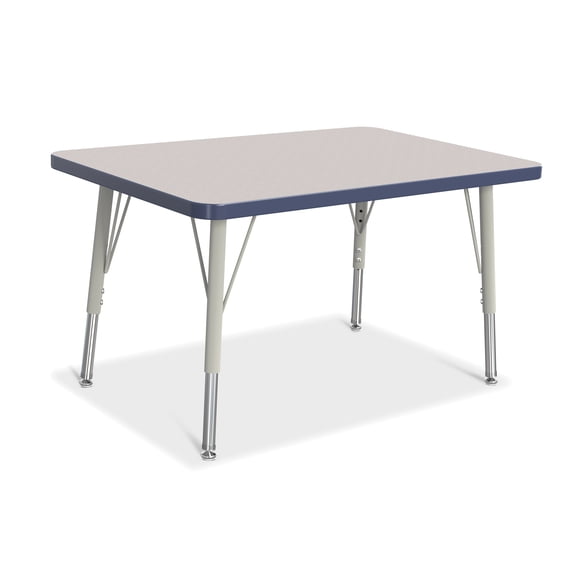 Jonti-Craft Berries Elementary Height Color Top Rectangle Table