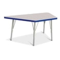 thumbnail image 1 of Trapezoid Activity Tables - 24" X 48", E-height - Freckled Gray/Blue/Gray, 1 of 7