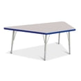 thumbnail image 1 of Trapezoid Activity Tables - 30" X 60", E-height - Freckled Gray/Blue/Gray, 1 of 7