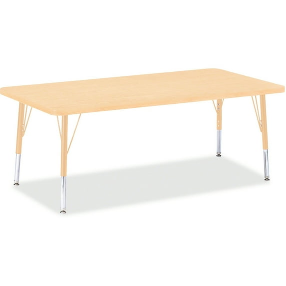 Jonti-Craft Berries Toddler Height Maple Prism Rectangle Table