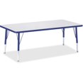 thumbnail image 1 of Jonti-Craft Kydz Activity Table - Rectangle-Color:Gray/blue,Size:30" X 60"  11" - 15", 1 of 2