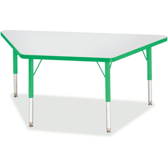 Jonti-Craft Berries Toddler-size Gray Top Trapezoid Table