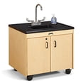 thumbnail image 1 of Jonti-Craft 1370JC  Clean Hands Helper - 26" Counter - Plastic Sink, Natural wood, 1 of 1