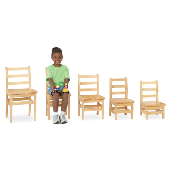 KYDZ Ladderback Chair Pair - 10" Height