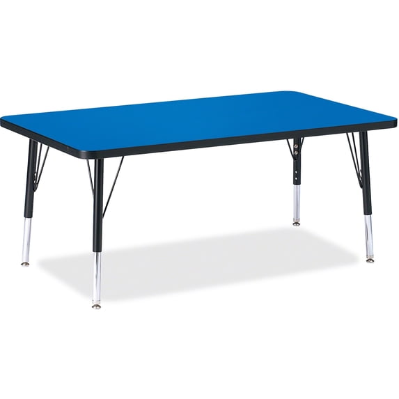 Toddler Height Color Top Rectangle Table