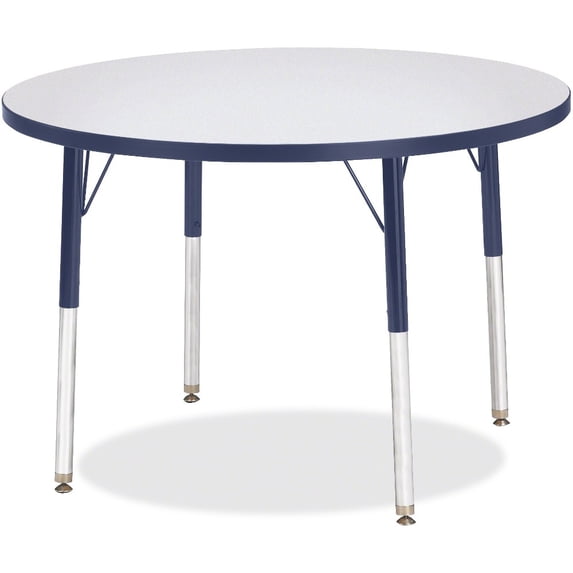Adult Height Color Edge Round Table