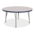 thumbnail image 1 of Berries 6488JCE112 Round Activity Table, E-Height, 36" Diameter, Gray/Navy/Navy, 1 of 7