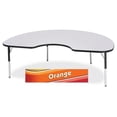 thumbnail image 1 of Kidney Activity Table - 48" X 72", A-height - Freckled Gray/Orange/Gray, 1 of 7