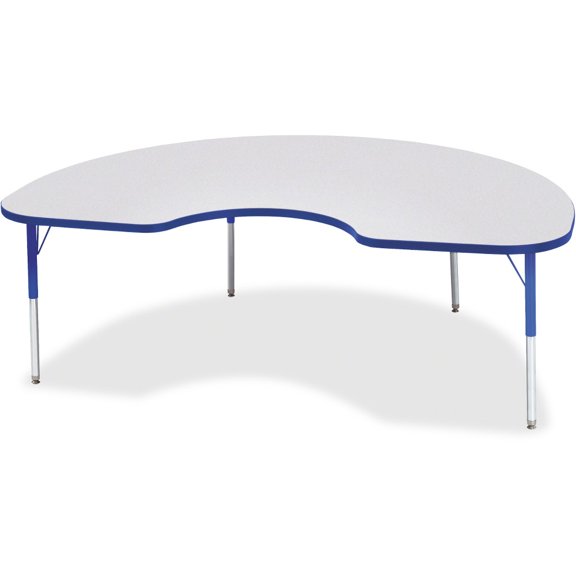 Kidney Activity Table - 48" X 72", E-height - Freckled Gray/Blue/Gray