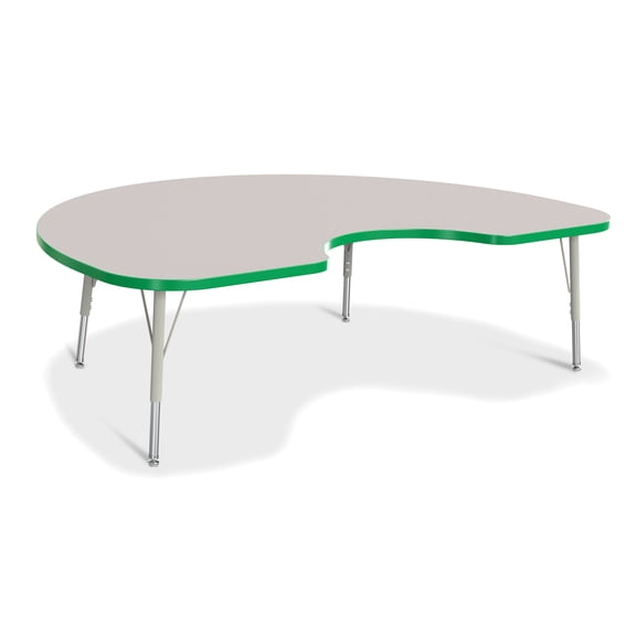 Jonti-Craft Rainbow Accents Kidney Shaped Activity Table