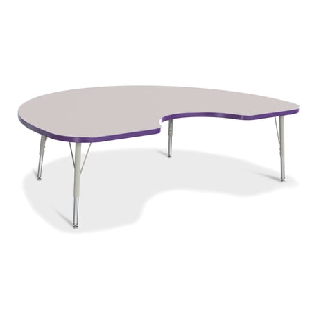 Jonti-Craft Rainbow Accents Kidney Shaped Activity Table