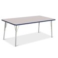 thumbnail image 1 of Rectangle Activity Table - 30" X 60", A-height - Freckled Gray/Navy/Gray, 1 of 7