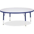 thumbnail image 1 of Jonti-Craft Kydz Activity Table - Round-Color:Gray/blue,Size:11" - 15", 1 of 2
