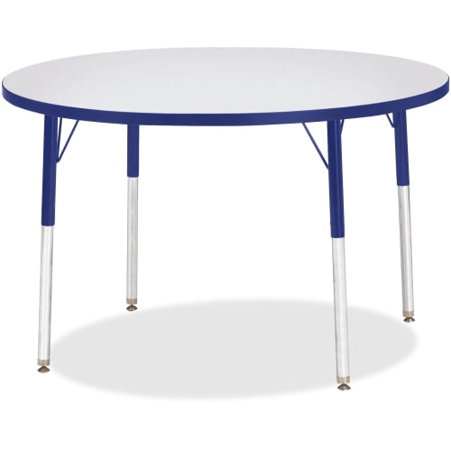 Adult Height Color Edge Round Table