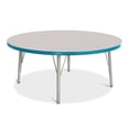 thumbnail image 1 of Round Activity Table - 42" Diameter, E-height - Freckled Gray/Teal/Gray, 1 of 7