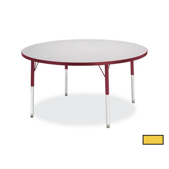 Toddler Height Color Edge Round Table