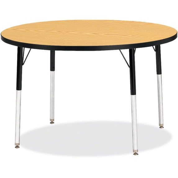 Adult Height Color Top Round Table