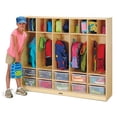 thumbnail image 1 of Large Locker Organizer – with 10 Clear Tubs, 1 of 6