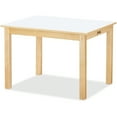 thumbnail image 1 of Jonti-Craft Multi-purpose White Rectangle Tables, 1 of 2