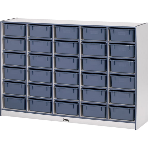 30 Tub Mobile Storage - without Tubs - Teal