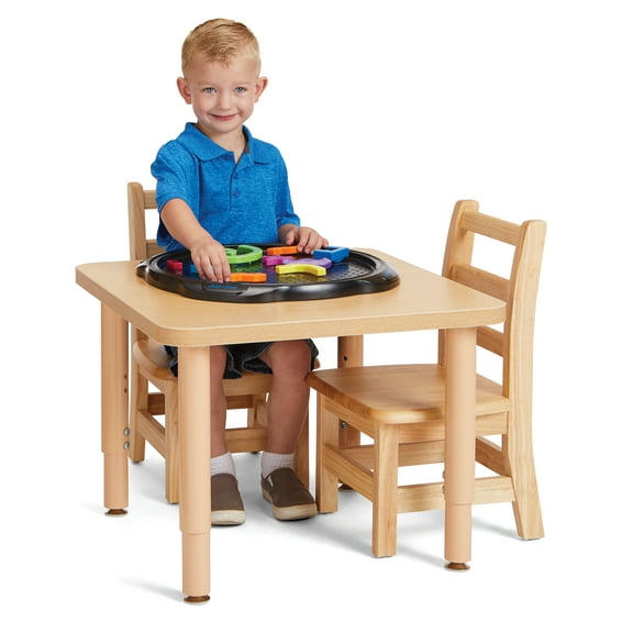 Purpose+ Kids Square Maple Classroom Table - 24" x 24"