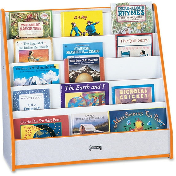 Jonti-Craft Rainbow Accents Laminate 5-shelf Pick-a-Book Stand