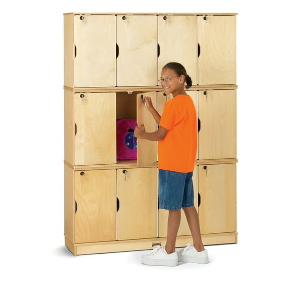 Stacking Lockable Lockers - Triple Stack