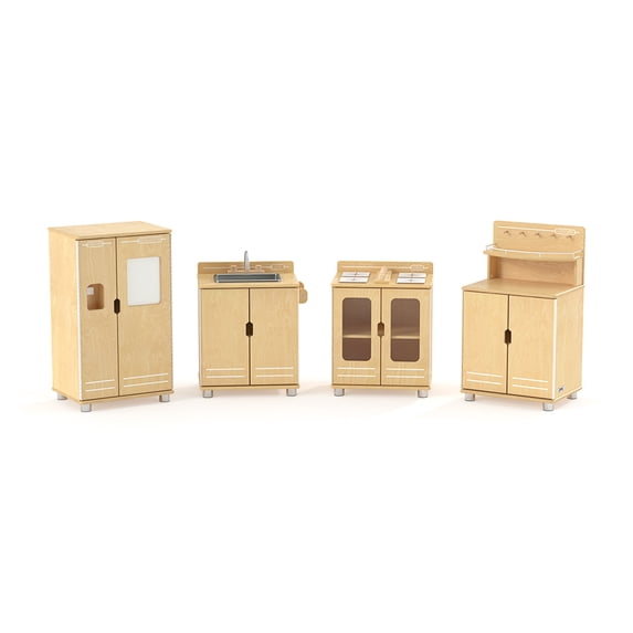 Jonti-Craft, TrueModern 4-Piece Play Kitchen Set