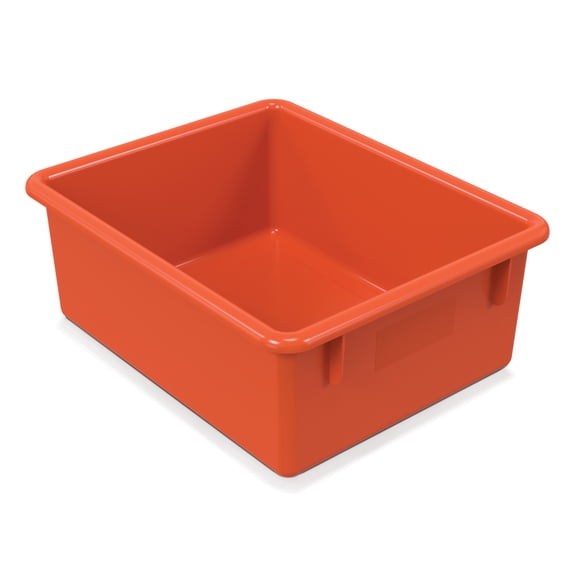 Orange Plastic Cubby Tub