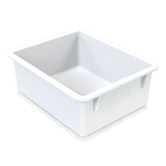 White Plastic Cubby Tub