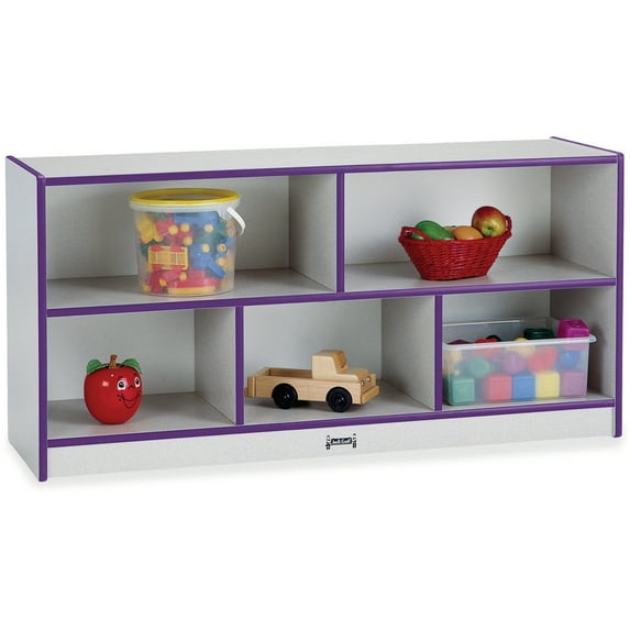 Low Single Mobile Storage Unit - Purple