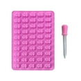 thumbnail image 1 of Jooan''s Kitchen Fondant Mold Chocolate Ice Cube Maker Non\-stick Pastry Making pink, 1 of 9