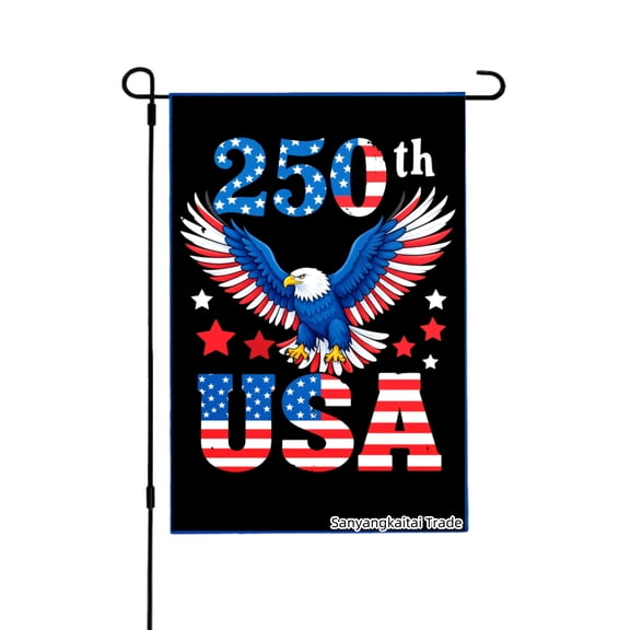 Joocar 250th Usa American Eagle Flag For Spring Summer Home Outdoor Garden Yard Door Decor 12x18 Inch