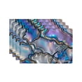 thumbnail image 1 of Joocar Abstract Marble Pattern Table Mats Set Of 4 For Home Kitchen Table Decor 12x18 inch, 1 of 5