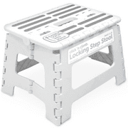 Jool Baby Click N  Climb Locking Step Stool with Non-Slip Surface and Carry Handle, White