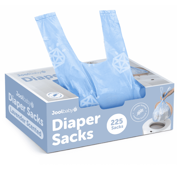 Jool Baby Disposable Diaper Sacks - Lavender-Scented (225 Count)