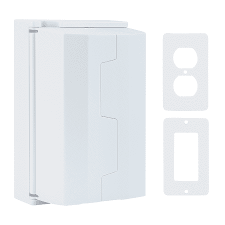 Jool Baby Electrical Outlet Cover Box for Child Safety and Protection, 2 Pack