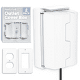 thumbnail image 1 of Jool Baby Electrical Outlet Cover Box for Child Safety and Protection, 2 Pack, 1 of 7