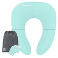 thumbnail image 1 of Jool Baby Folding Travel Potty Training Seat for Toddlers, Fits Round & Oval Toilets, Non-Slip Suction Cups, Includes Free Travel Bag (Aqua), 1 of 7